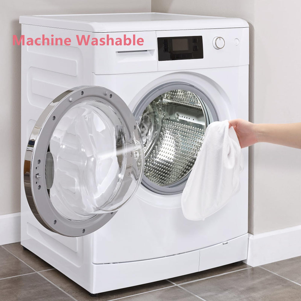 DEAYOU easy-care towels withstand machine washing while staying soft.