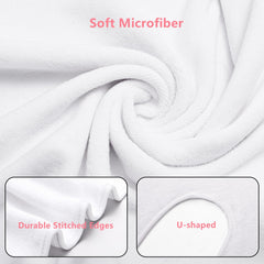 DEAYOU microfiber soft towels provide gentle touch and high absorption.