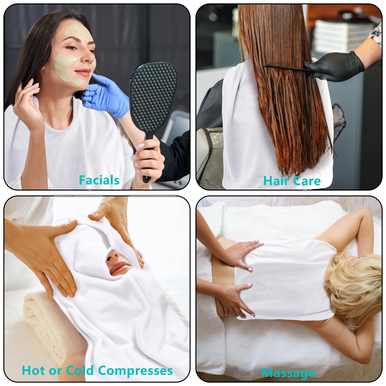 DEAYOU towels suited for salons, barbers, and beauty centers.