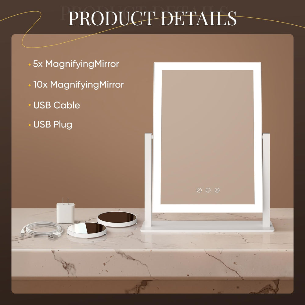 DECADENCE vanity mirror gift box showcases premium packaging