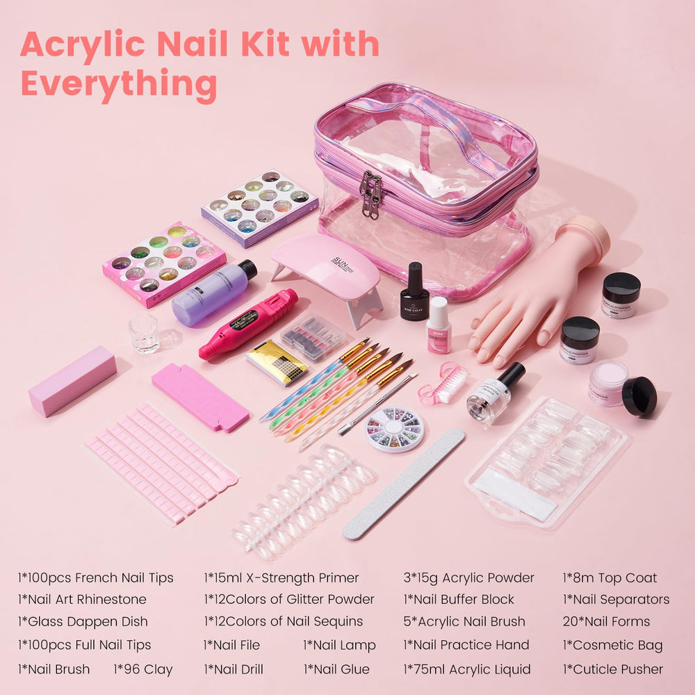 Deciniee acrylic liquid bottle 70ml for smooth, even acrylic application