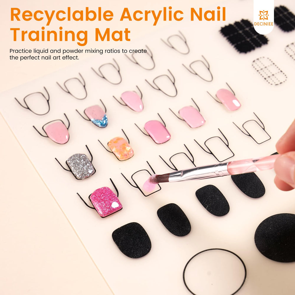Deciniee glitter powder 24-pack adds instant color pops for nails.