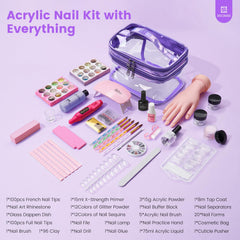 Deciniee makeup bag double-layer organizer keeps tools neatly arranged.