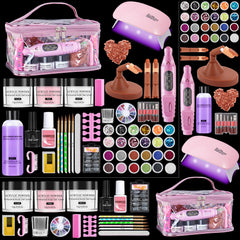 Deciniee nail kit bag organizer: transparent makeup bag for easy tool storage.