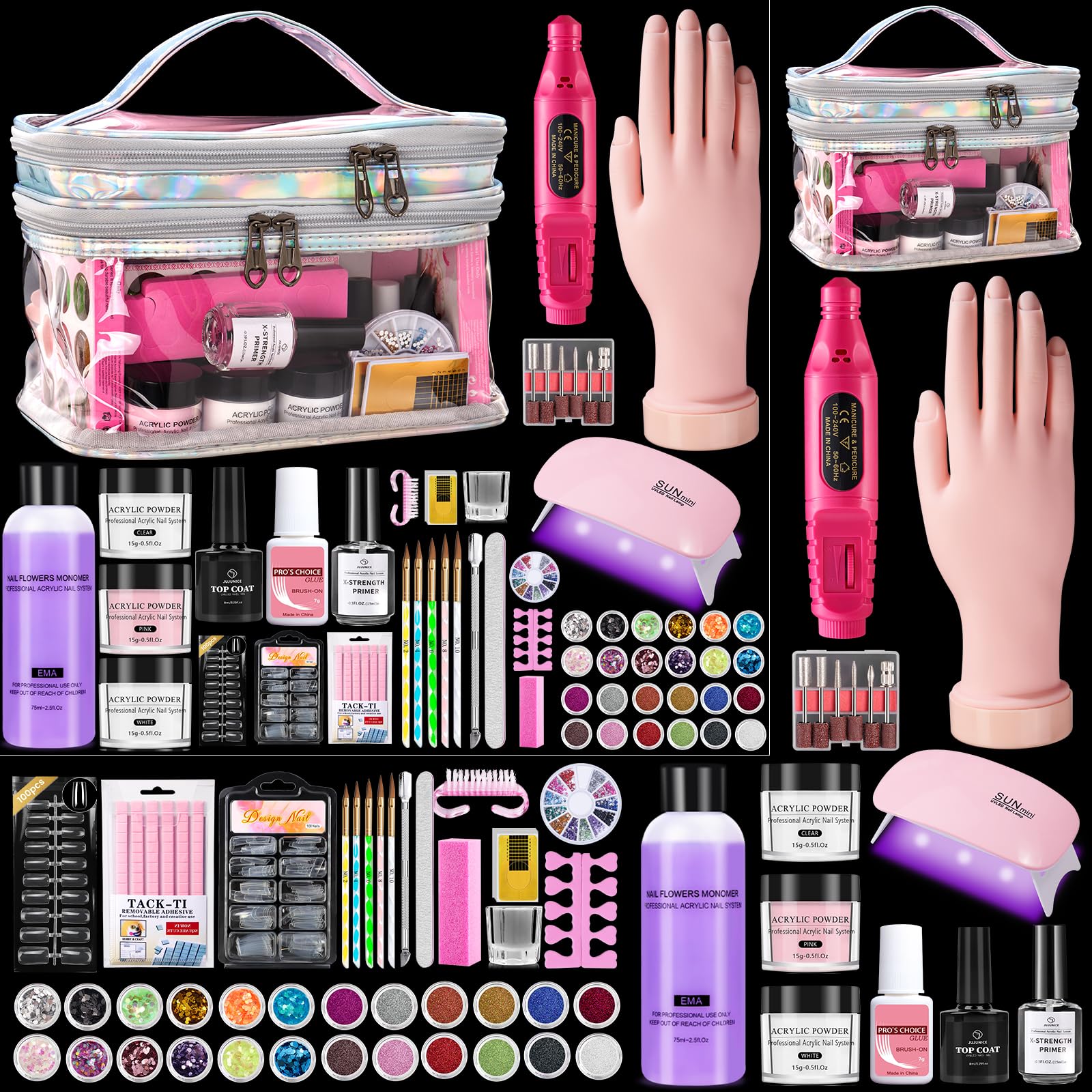 Deciniee nail kit practice hand — realistic feel for at-home nail art practice