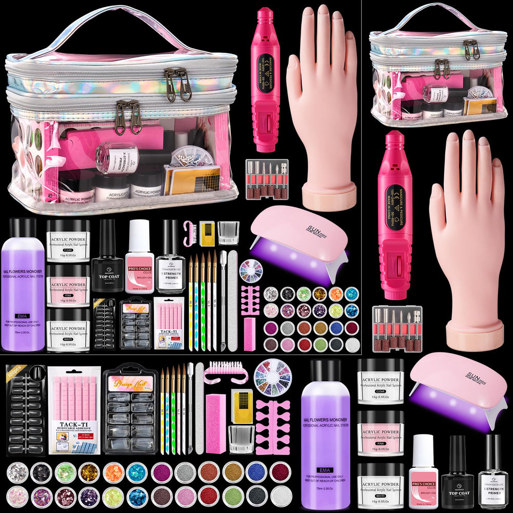 Deciniee nail kit practice hand — realistic feel for at-home nail art practice