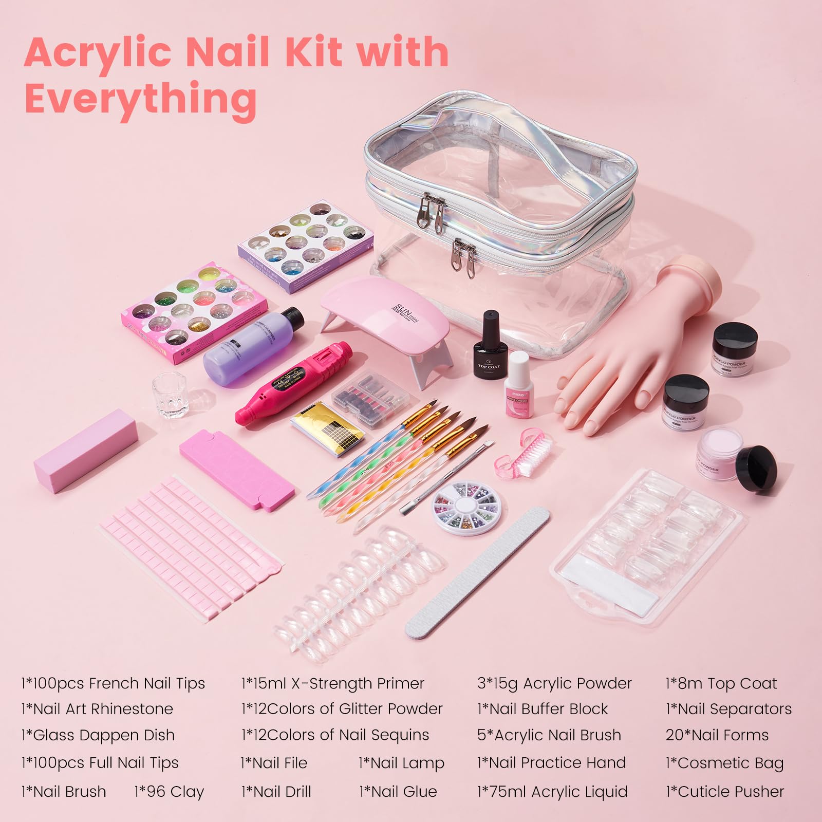 Deciniee top coat and primer — essential for finishing and prep in DIY nails