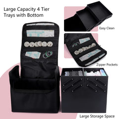 Deciniee waterproof microfiber material protects contents during travel.
