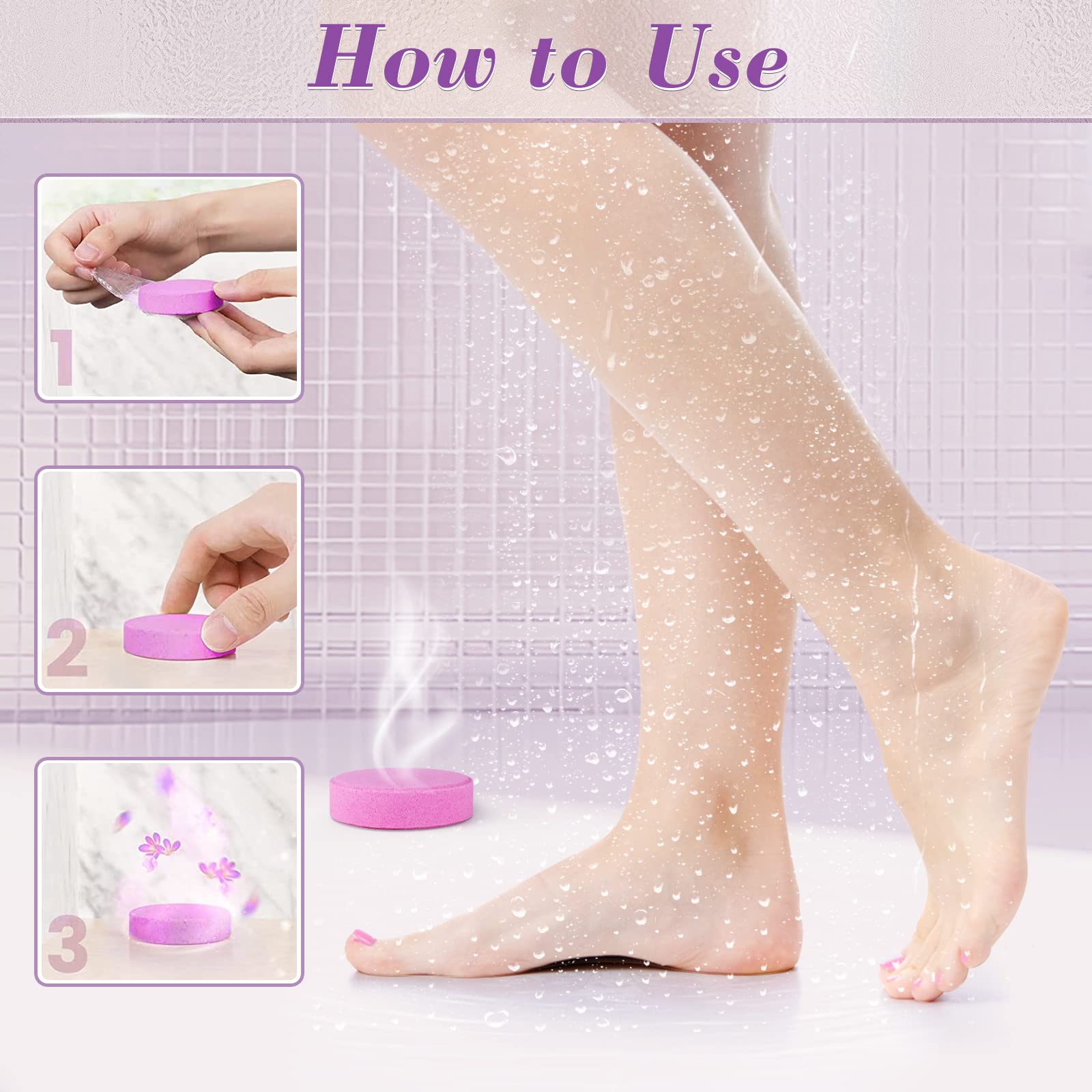 DeckTheHalls peppermint shower steamer delivers refreshing mint aroma for quick energy boost