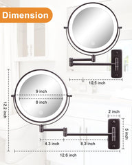 DECLUTTR 1x-10x magnification close-up for precise detail and flawless touch-ups