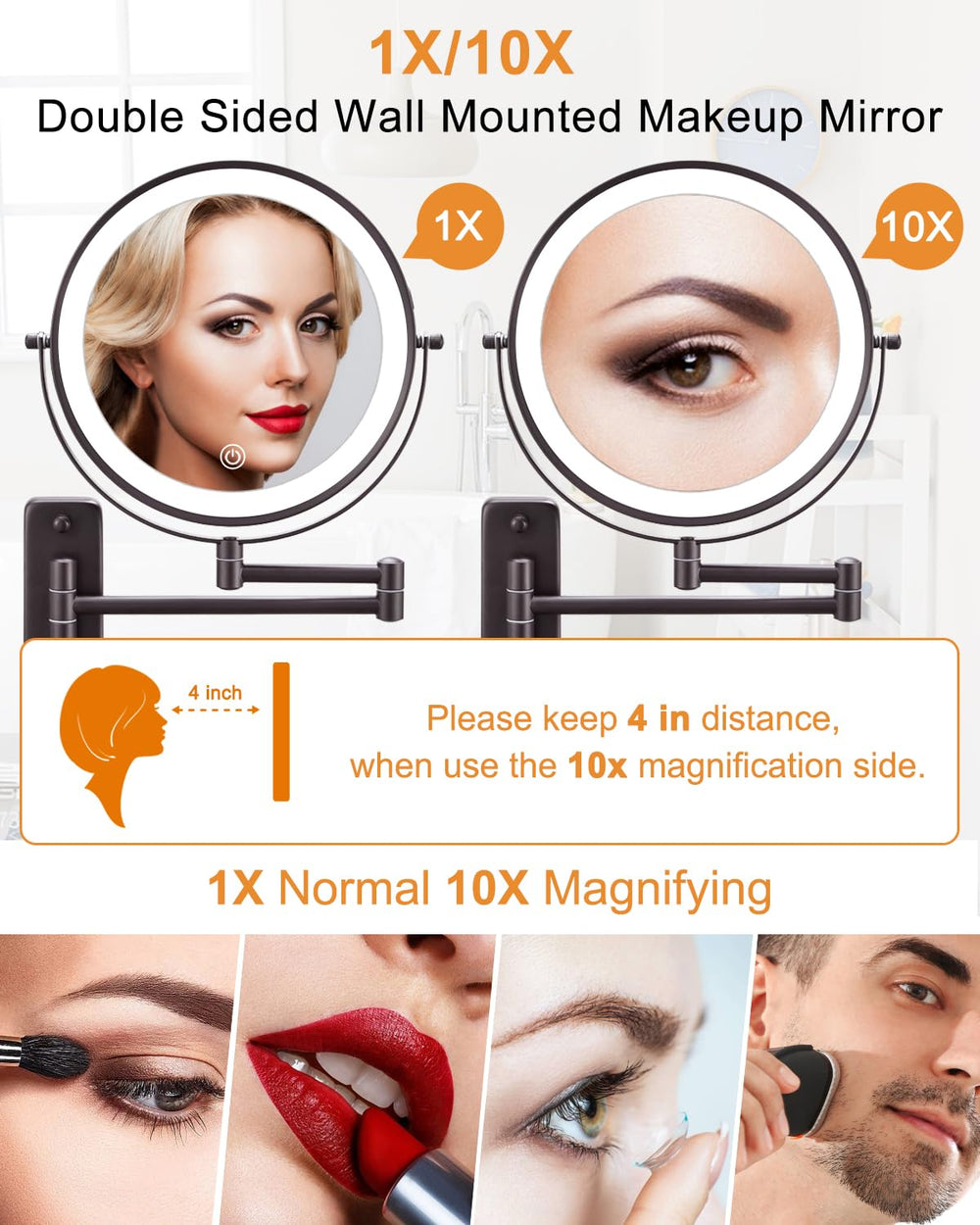 DECLUTTR 360-degree arm rotation for flexible viewing angles