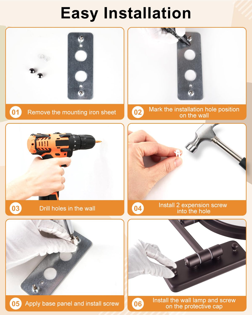 DECLUTTR foldable wall-mount design saves counter space when not in use