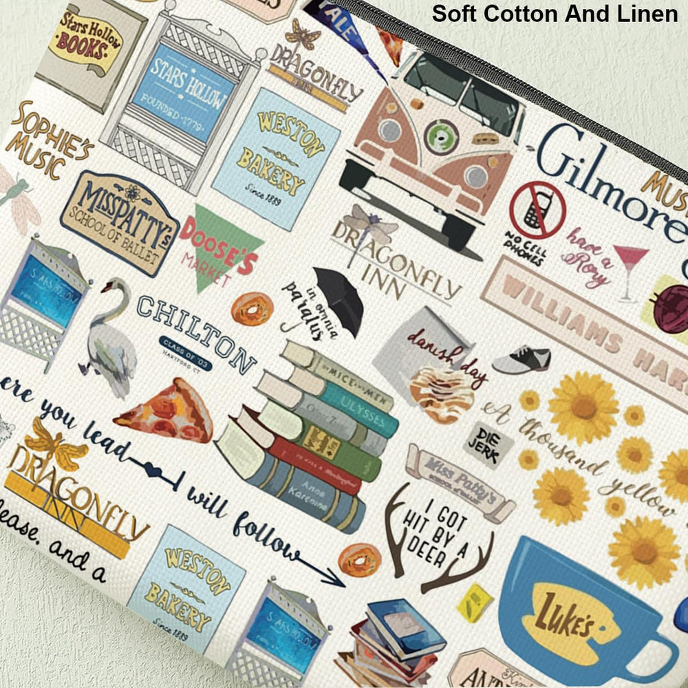 Decohim cosmetic bag travel-friendly design supports organization on trips.
