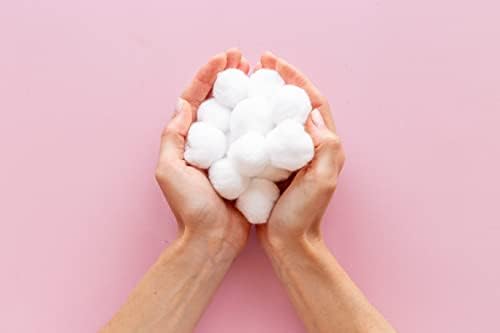 DecorRack baby care cotton balls with soft texture for delicate skin.
