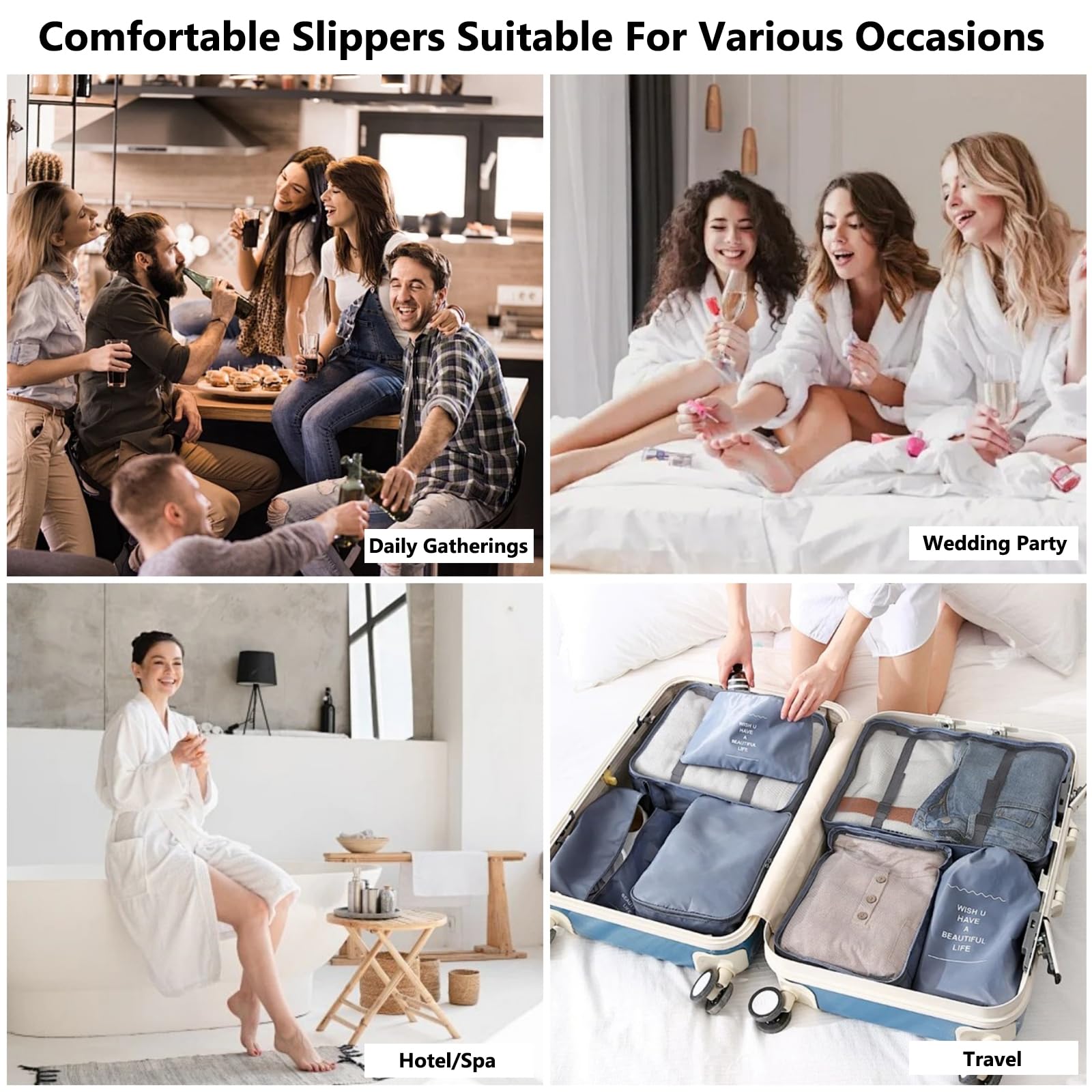 DECOUE neutral color design fits diverse decor in guest rooms.