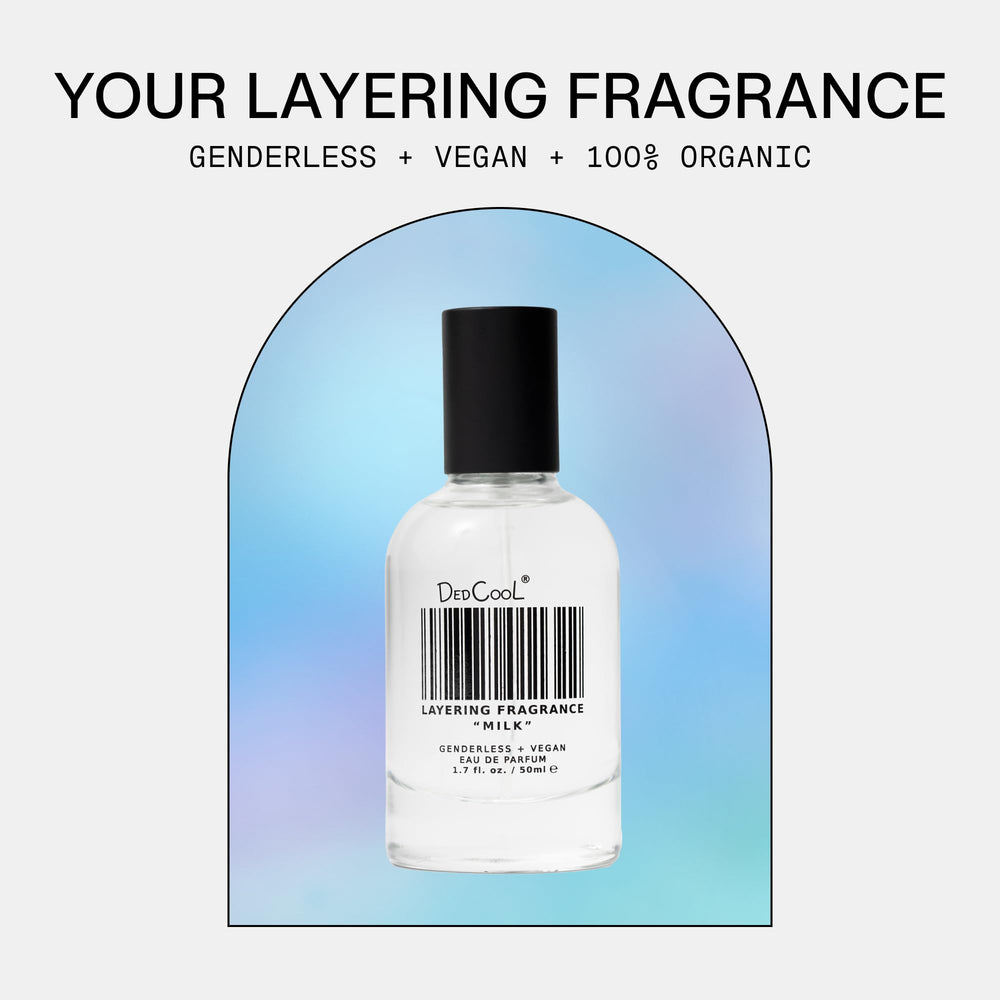 DedCool Milk ambient-scene evokes Mediterranean brightness and balanced, long-lasting aroma.
