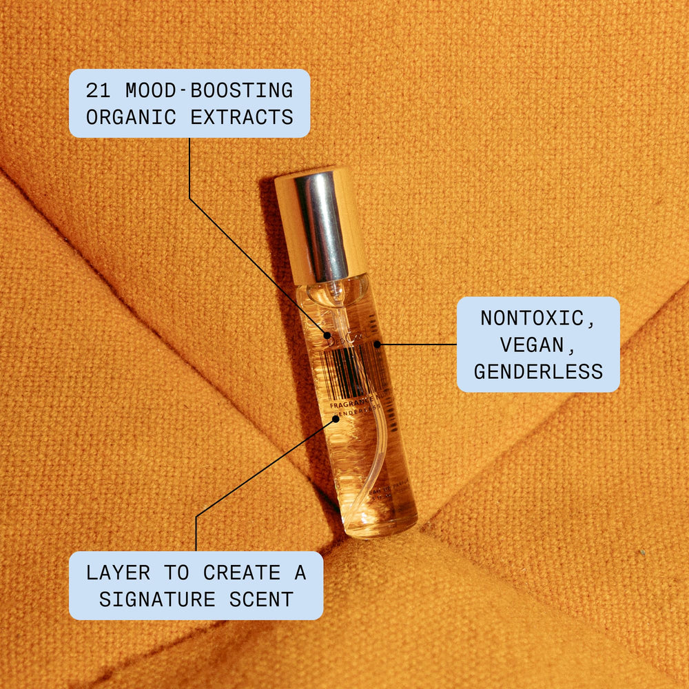 DedCool Milk clementine-peel close-up hints at fresh, citrusy top notes.