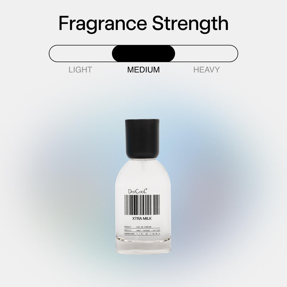 DedCool Xtra Milk amber-musk vibe creates a warm, lingering scent trail.