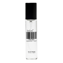 DedCool Xtra Milk bottle front, luxury genderless fragrance for daily wear