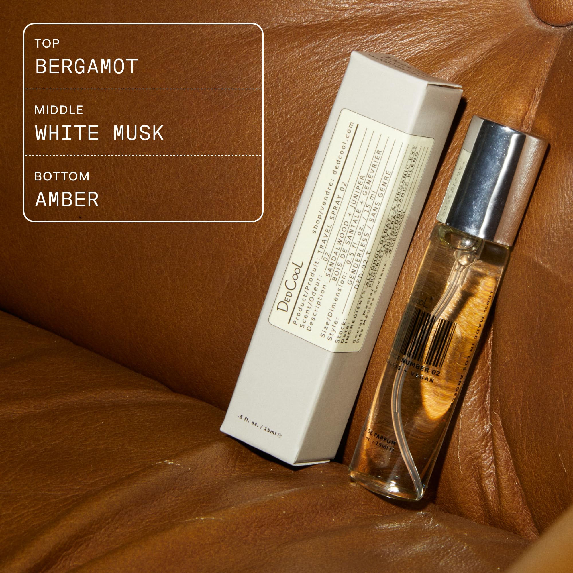 DedCool Xtra Milk travel size 15ml for on-the-go scent touch-ups