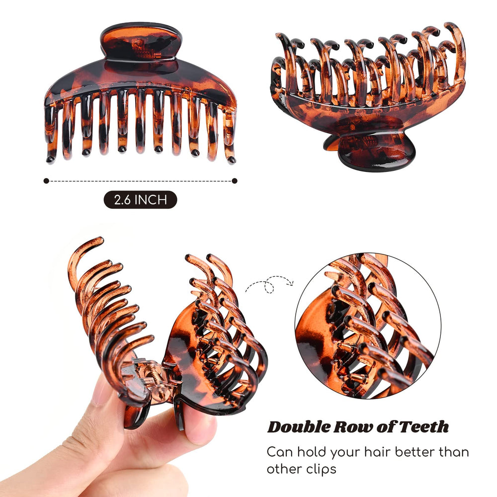 DEEKA double-tooth clip grip close-up illustrating strong hold