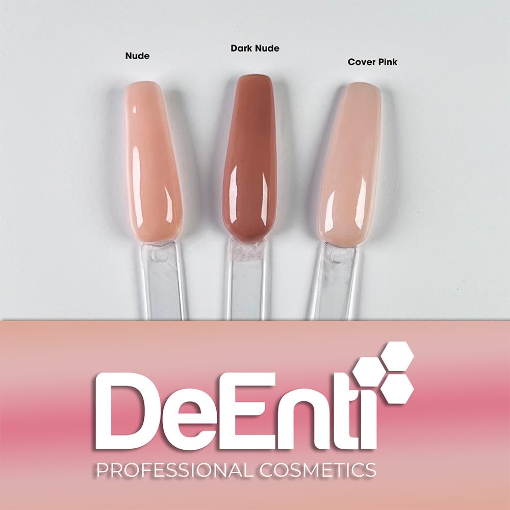 DeEnti powder in dark pink is a trusted long-lasting system for nails