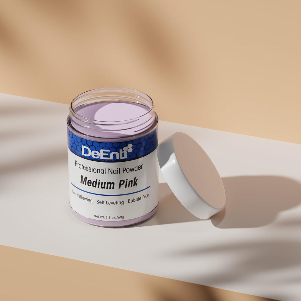 DeEnti powder provides crystal clarity and a smooth finish