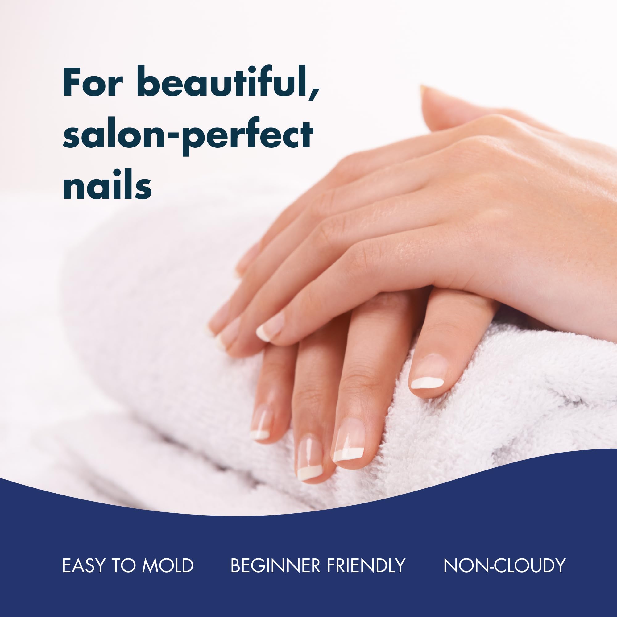 DeEnti acrylic powder with monomer setup for precise, mess-free nails