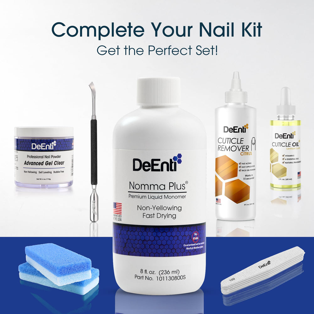DeEnti Nomma Plus recommends a 1.5 to 1 liquid-to-powder ratio for precise sculpting.