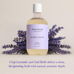 Deep Steep Bubble Bath Argan Oil-softened skin after bath.