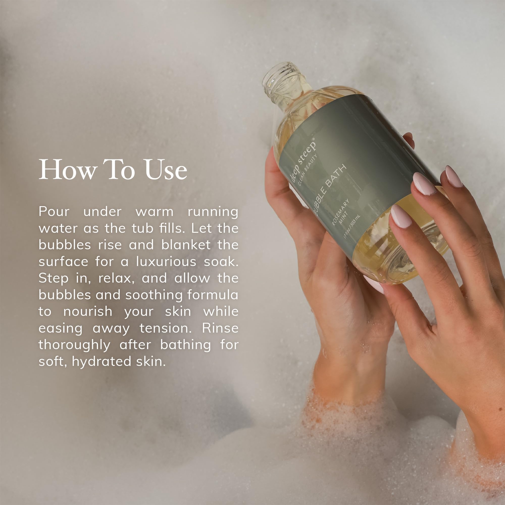 Deep Steep Argan oil visual emphasizing hydration for skin