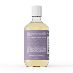 Deep Steep Bubble Bath Lavender Chamomile label highlights a gentle, sulfate-free formula.