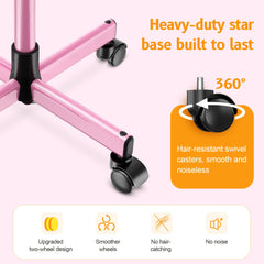 DEER BEAUTY height-adjustment knob image shows versatile pink height for tasks