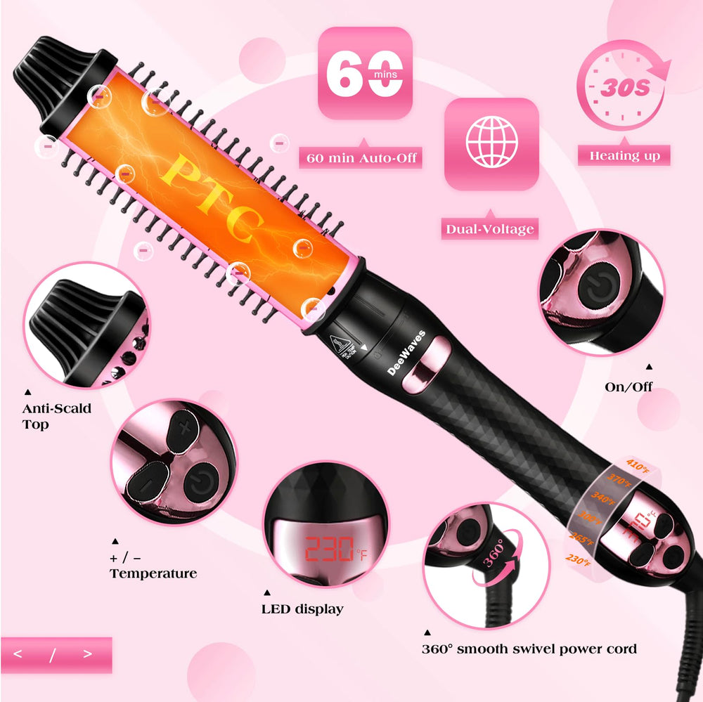 DeeWaves dual voltage design for international travel.