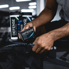 Defense Soap oatmeal bar tea tree oil drops emphasize cleansing and fresh post-wash feel.