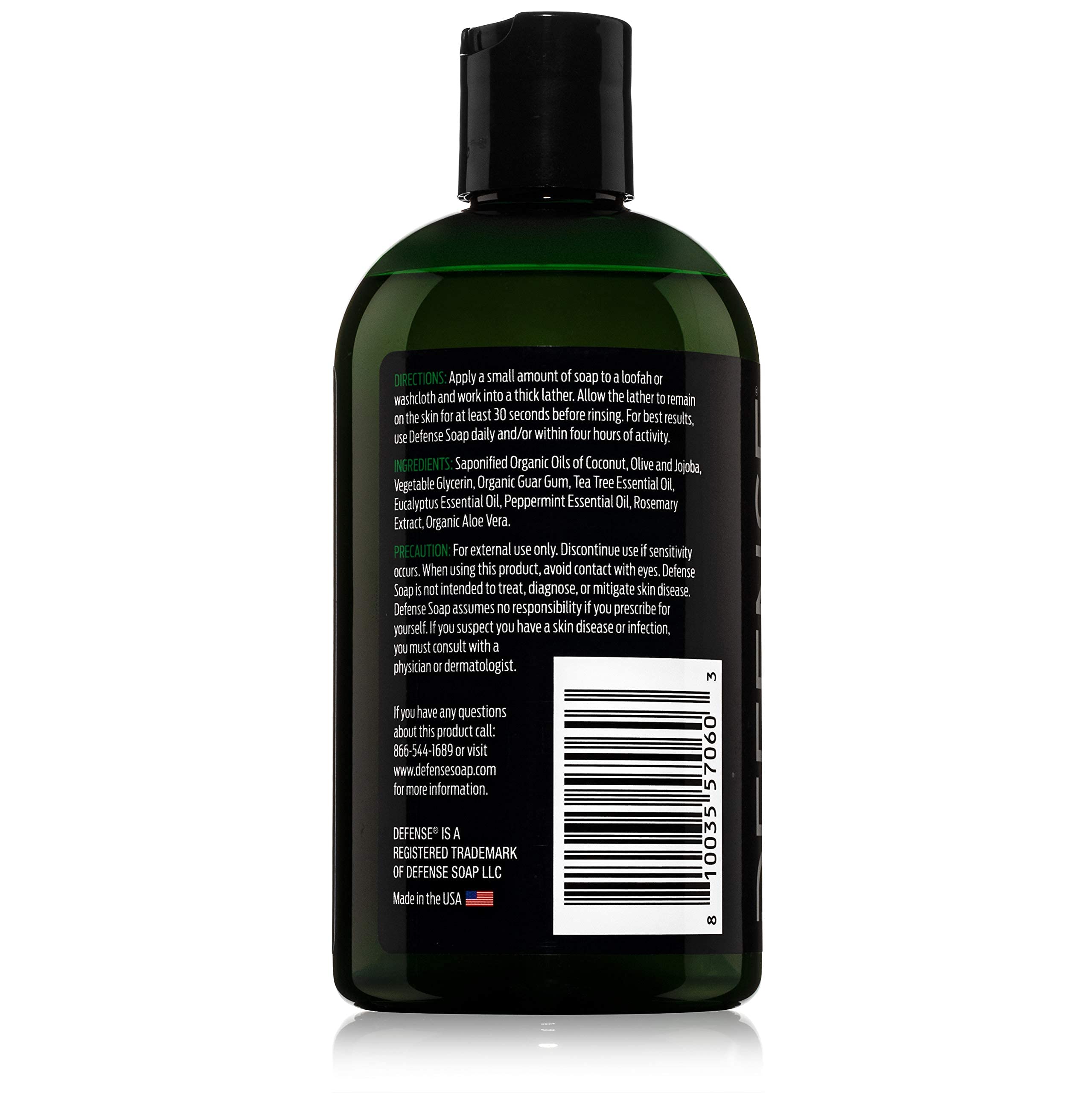 Defense Soap post-workout routine image showing refreshing shower with the product.