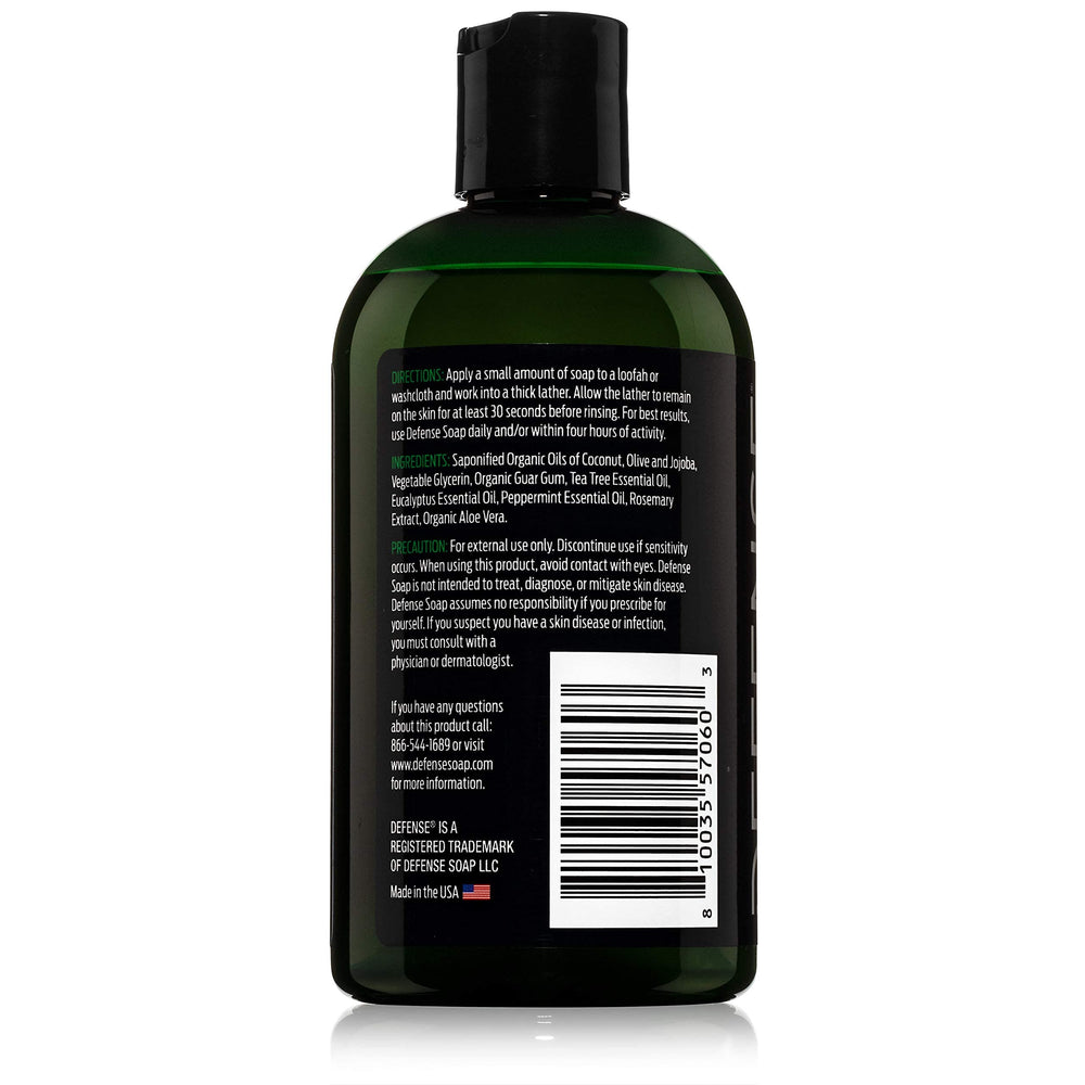Defense Soap post-workout routine image showing refreshing shower with the product.