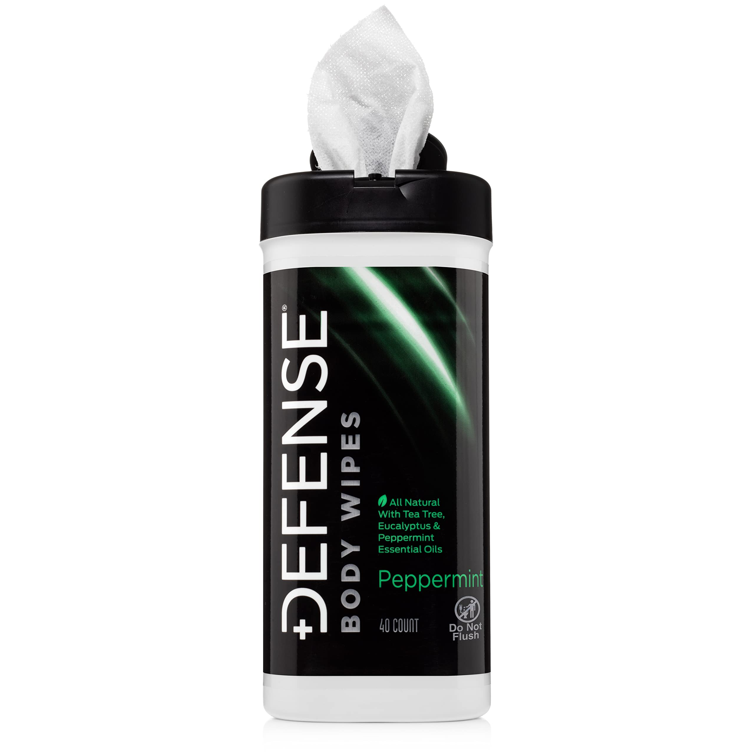 Defense Soap peppermint wipes for skin showcases hypoallergenic fragrance-free cleansing option.