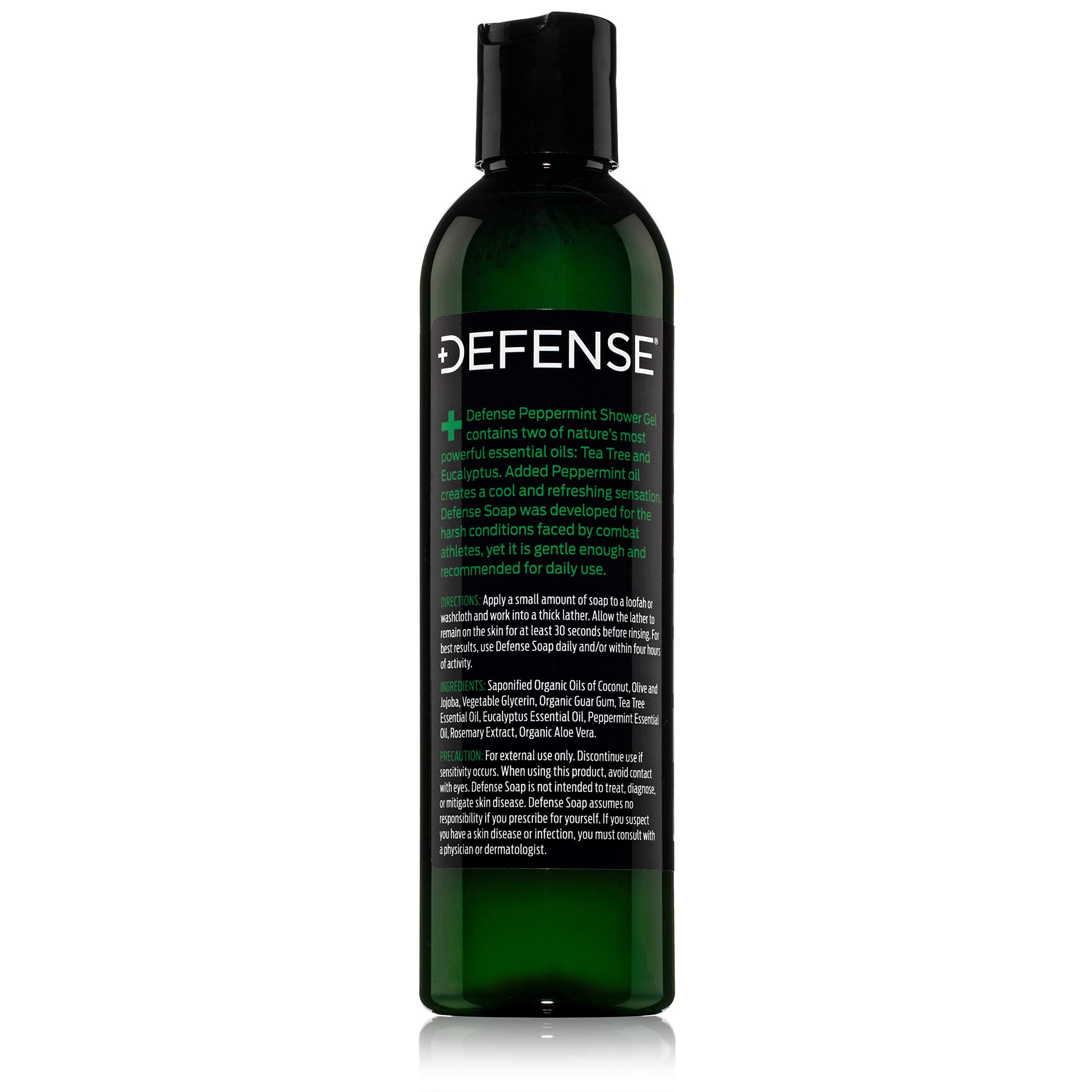 Post-workout rinse scene with Defense Soap for a quick refresh.