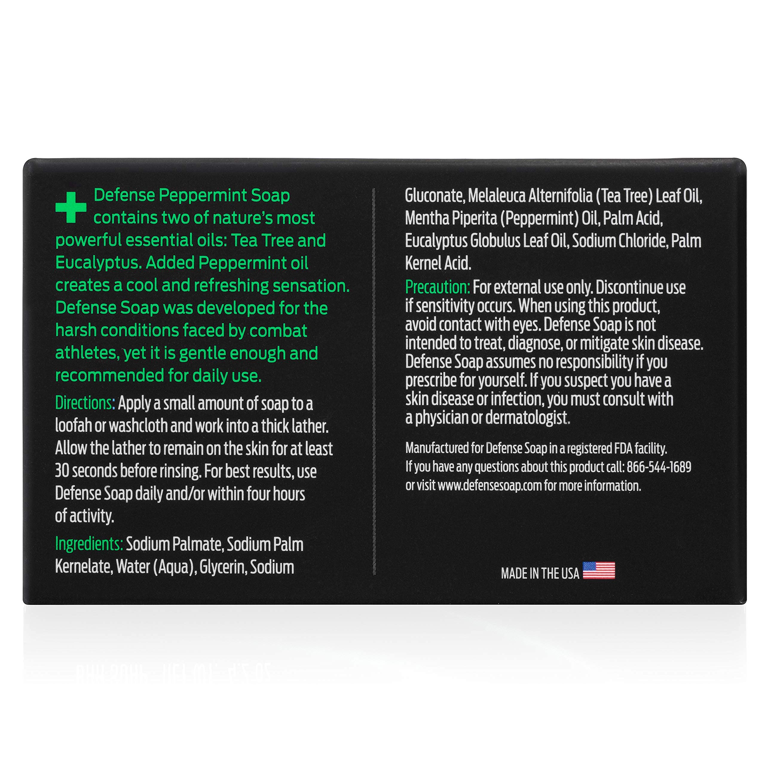 Defense Soap supports skin balance with natural oils during training