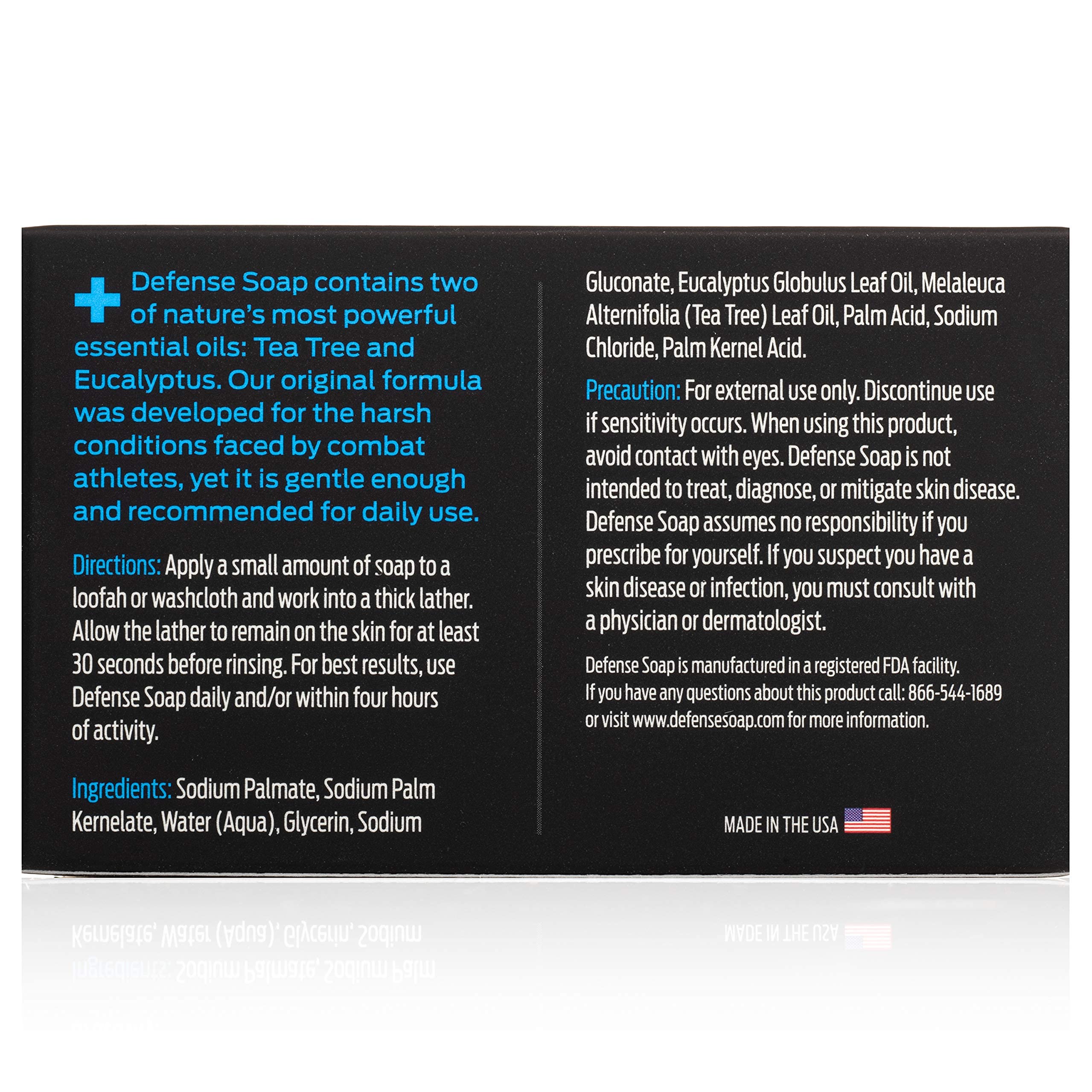 Defense Soap Tea Tree Bar Hypoallergenic Use signals a gentle option for sensitive skin.