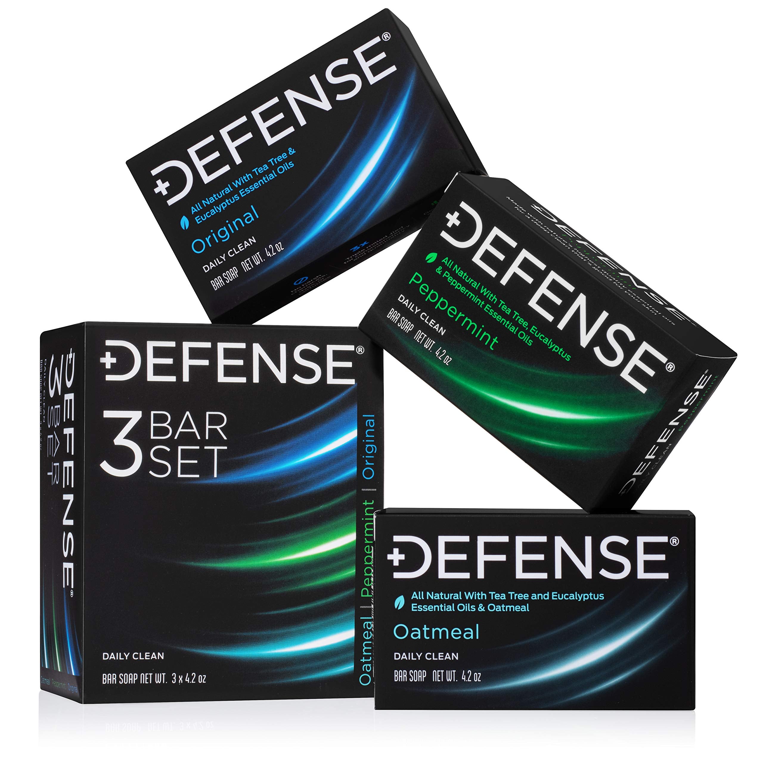 Defense Soap Tea Tree Bar Original for daily cleansing with natural tea tree oil.