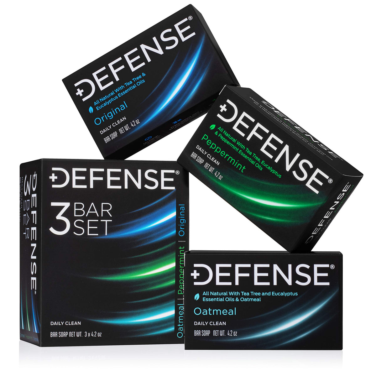 Defense Soap Tea Tree Bar Original for daily cleansing with natural tea tree oil.