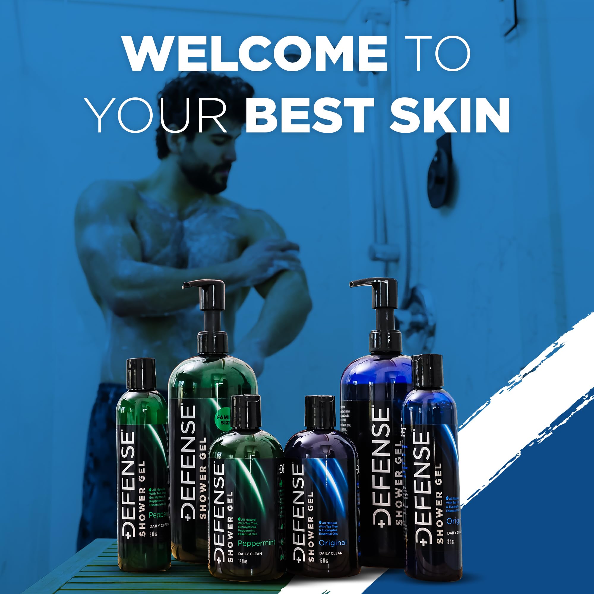 Defense Soap Tea Tree Body Wash post workout rinse for skin comfort after training