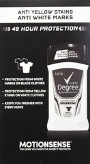 Degree Adrenaline Series bottle closeup highlights crisp masculine scent and fast-drying protection
