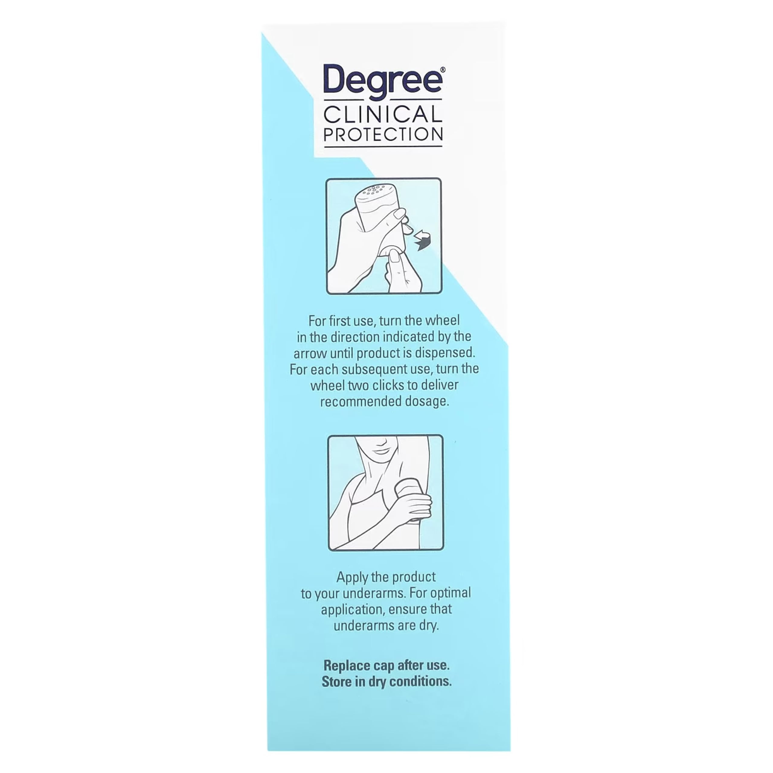 Degree Clinical Protection Summer Strength hot-weather use, ideal for outdoor activities.