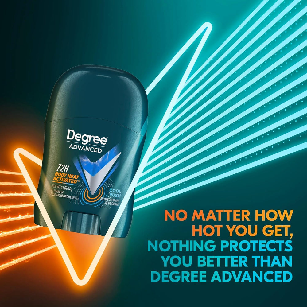 Degree daily-use protection emphasizes long-lasting antiperspirant for everyday confidence.