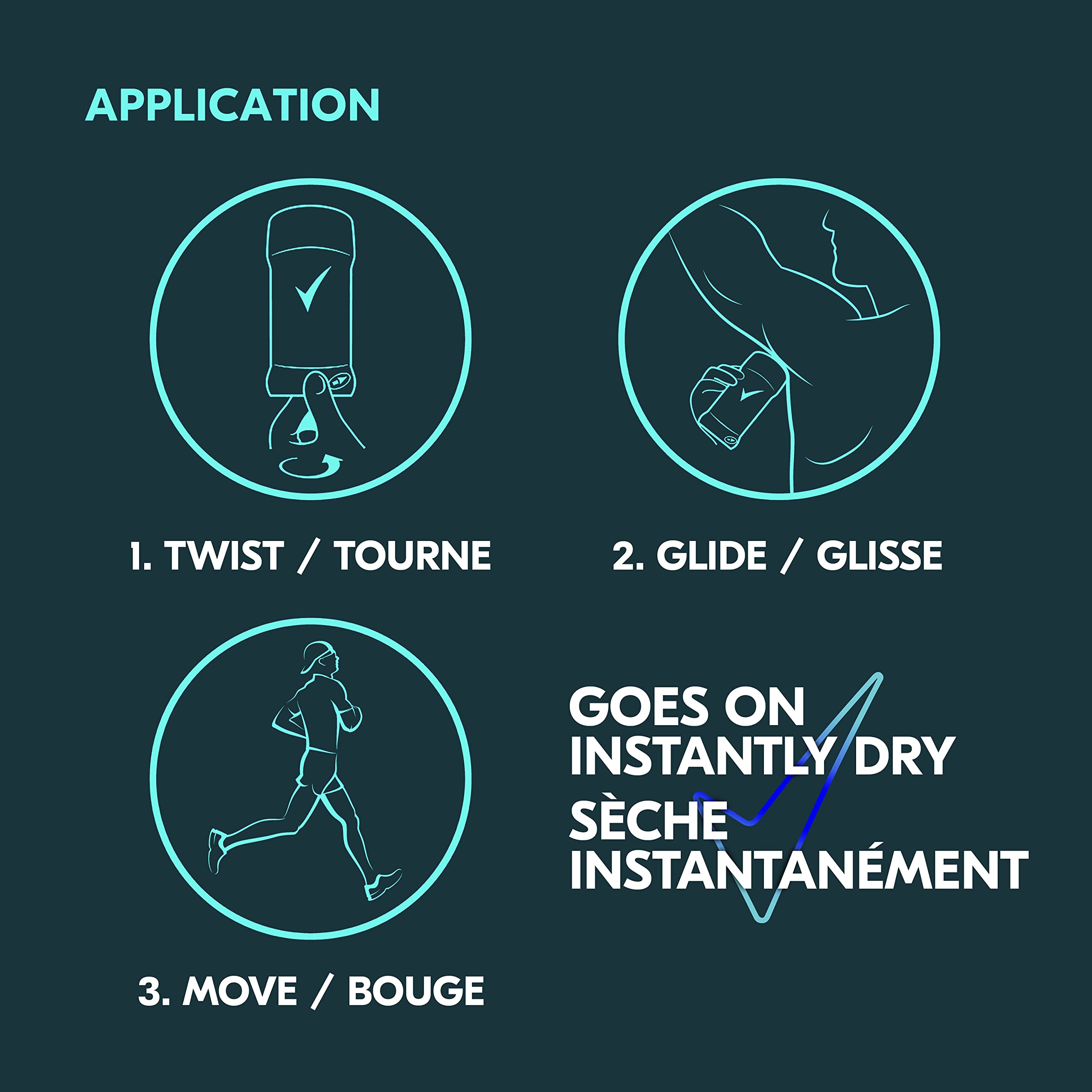 Degree Men Arctic Edge morning routine image suggests a crisp, fresh start.