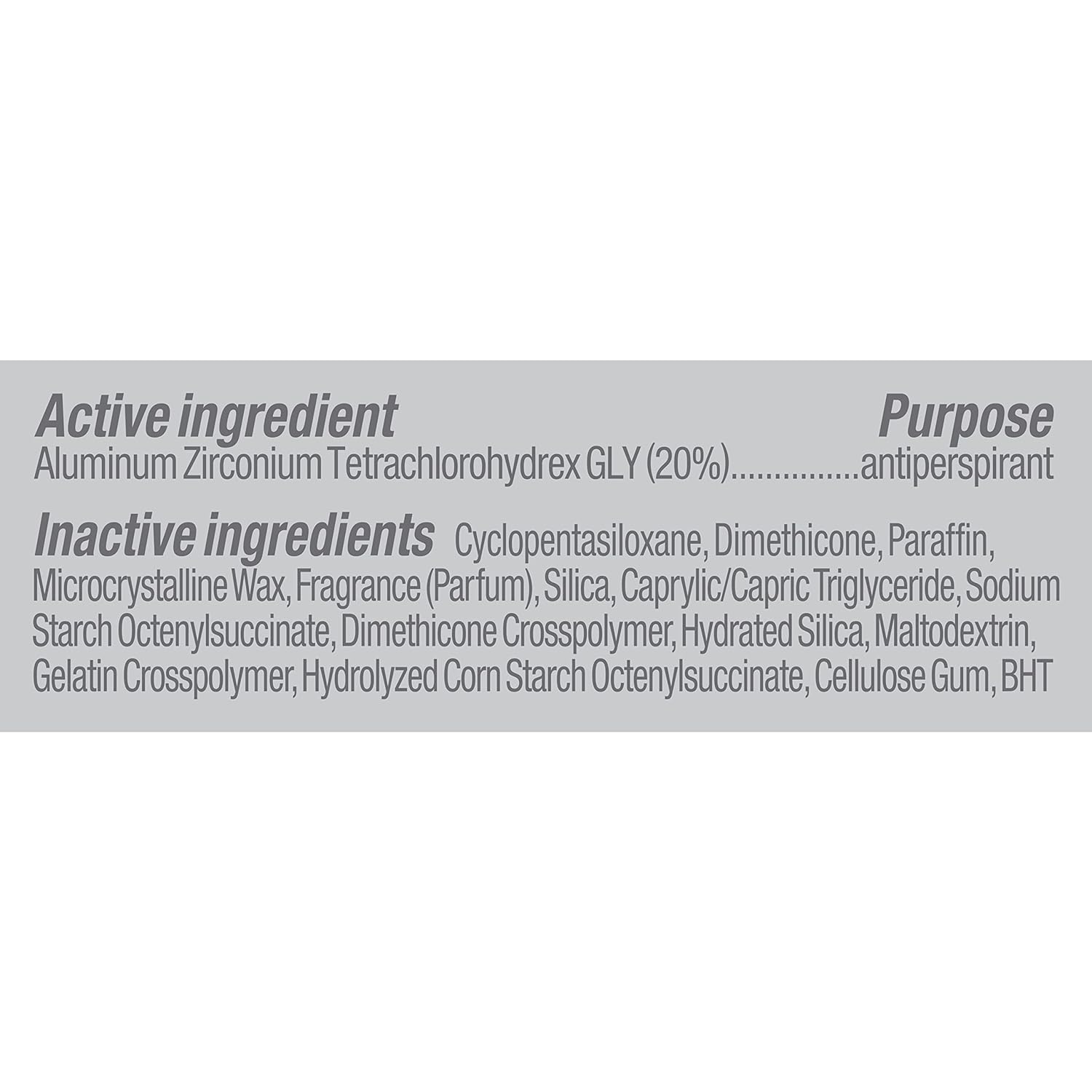 Degree Men Clean Clinical antiperspirant 72-hour coverage demonstrates extended protection