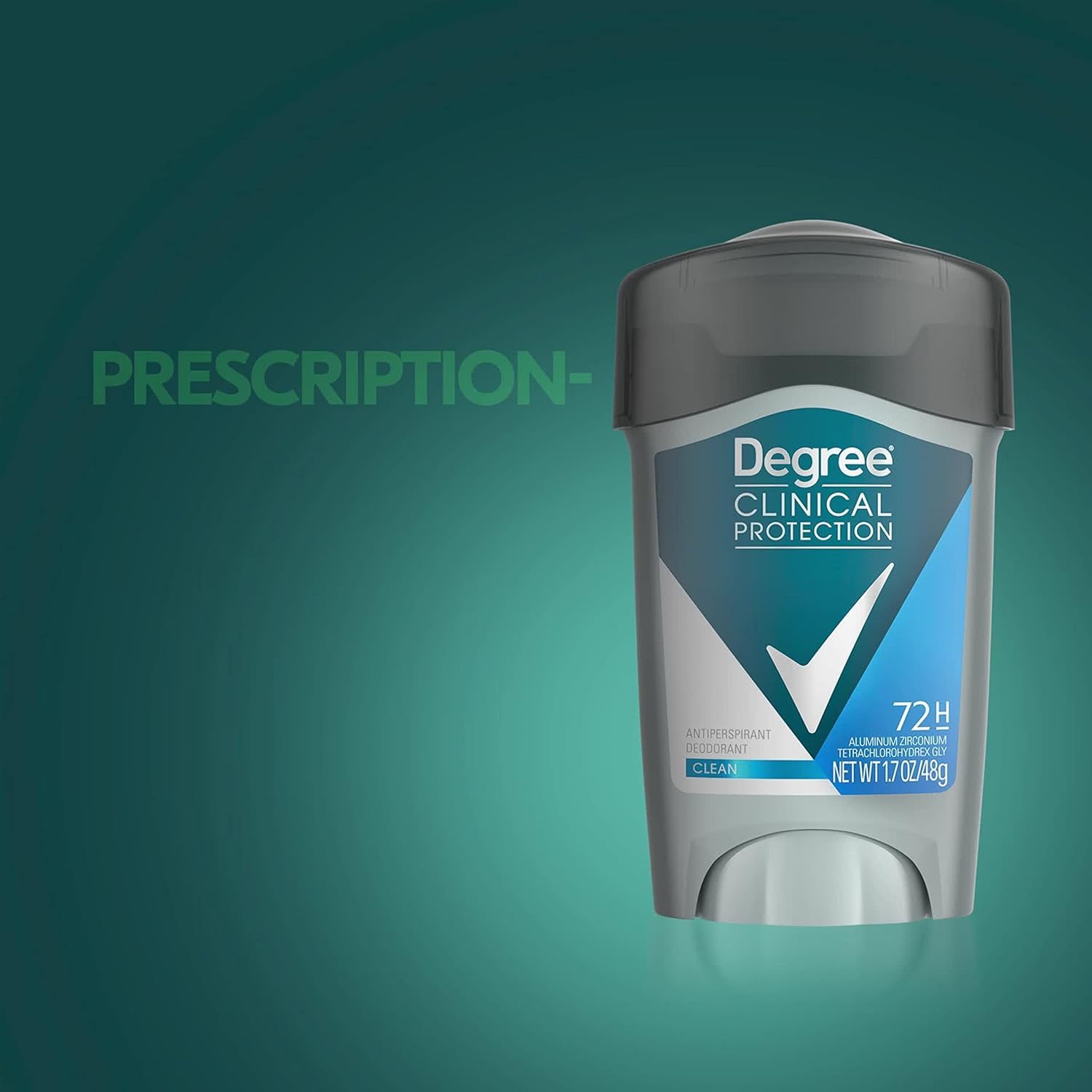 Degree Men Clean Clinical antiperspirant pack-6 on a countertop offering long-term supply